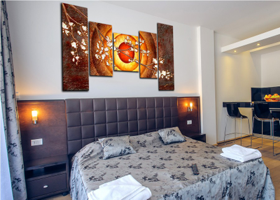 Модульная картина "Сакура и солнце"