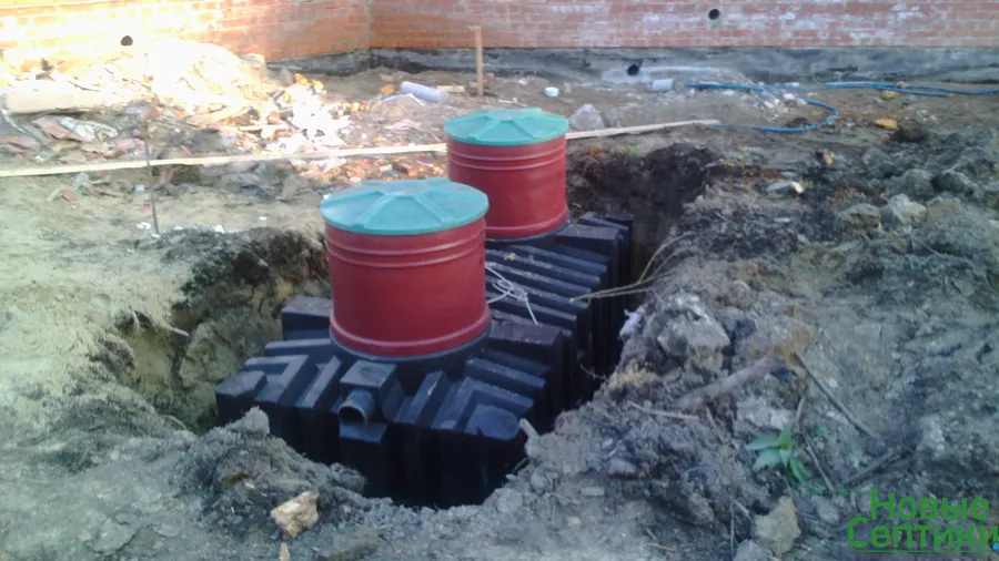 Установка септика Танк-3 (п.Лесная сказка, 2017)