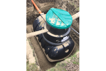 Засыпка емкости песком с трамбованием