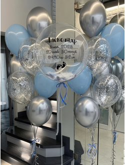 set-1-vypiska-iz-roddoma-malchik+доставка Краснодар, шарики с гелием недорого, спасибо за внука