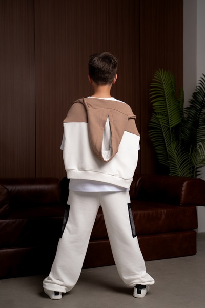 Худи с капюшоном колорблок