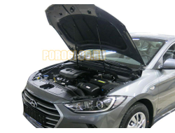 Амортизаторы капота, 2 шт. АвтоУпор для Hyundai Elantra VI 2016-2018