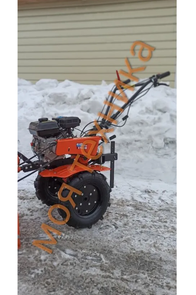 Мотоблок бензиновый Рысь МБР 7-10 ПРО колеса 4*10