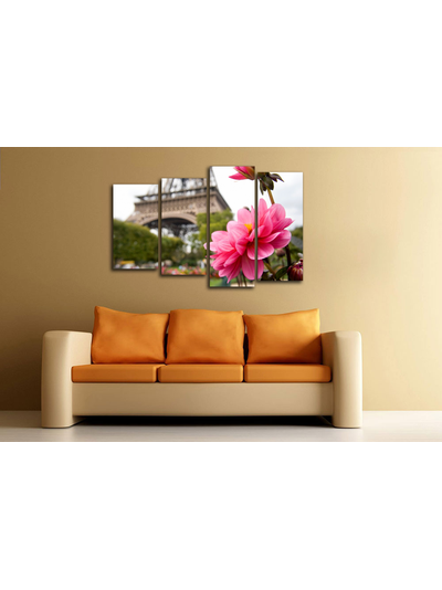 Модульная картина "Романтичный цветок"