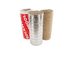 Изоляция Rockwool Alu Wired Mat 80 6000x1000x40 с фольгой