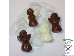 Форма пластиковая: Ангелочек (4 мини)