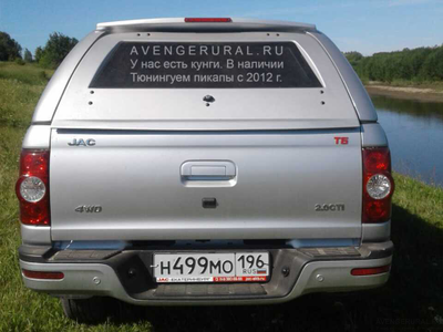 Кунг N-commerce для пикапа JAC T6 в серебристом цвете. Установка ЕКБ и Пермь, доставка по РФ и KZ