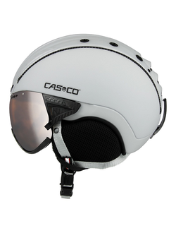 Горнолыжный шлем CASCO SP-2 Visor white 07.3707