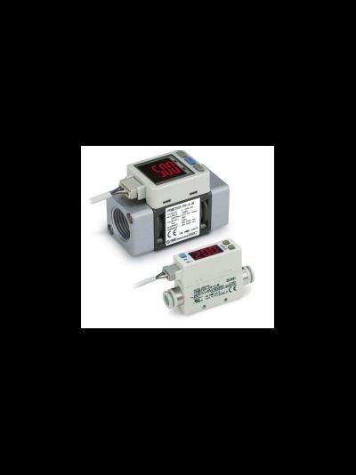 Датчик расхода с двухцветной цифровой индикацией PFMB