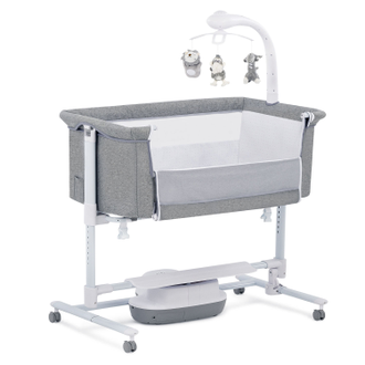 Приставная кровать Nuovita Accanto Festa Grigio/Серый