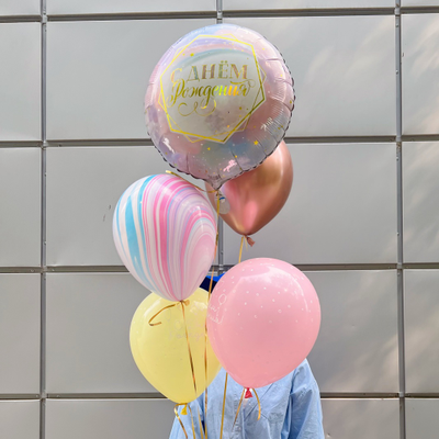 Связка шариков Воздушное умиление