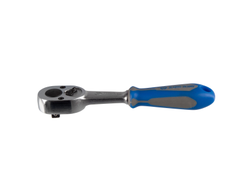 Трещотка 1/4", 134 мм, 24 зубца, флажковая, фиксатор KING TONY 2779-55G