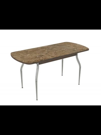 Стол кухонный раздвижной "Пластиковый", подстолье Изогнутое, разные цвета