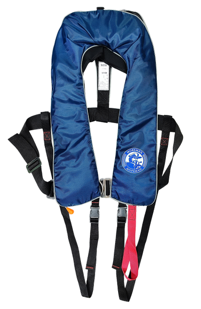 Жилет надувной автоматический Мореман Комфорт, 150 N, синий