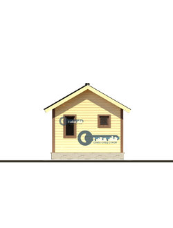 Б-17 ГАБАРИТНЫЕ РАЗМЕРЫ: (6Х4М) 1 ЭТАЖ, ОБЩАЯ ПЛОЩАДЬ: 24М²