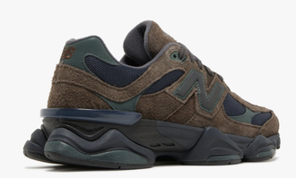 New Balance 9060 Beef And Broccoli (Экозамша) сзади