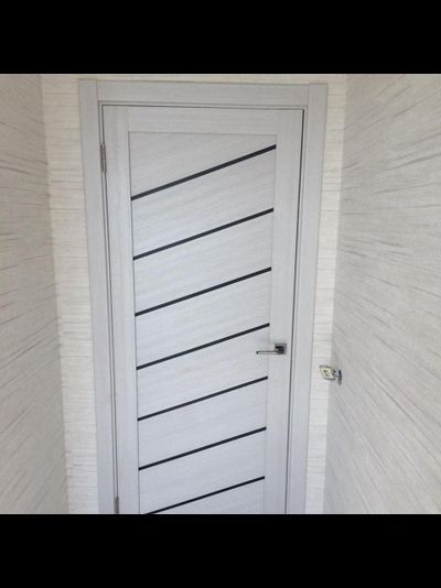 OPTIMA PORTE/ TURIN 508У ЯСЕНЬ СЕРЕБРИСТЫЙ/ ПОЛОТНО ОСТЕКЛЕННОЕ