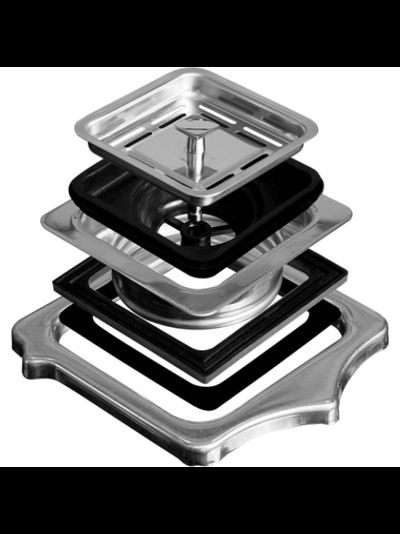 Адаптер для квадратного слива от мойки к измельчителю пищевых отходов