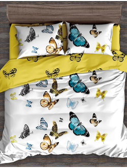 Постельное белье TANGO Dream Fly микросатин двуспальное 180x210x1 220x245x1 70x70x2 DF02-335-70