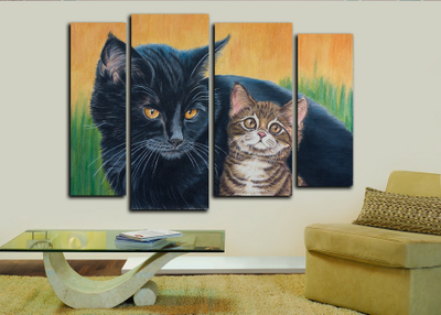 Модульная картина "Мой защитник"