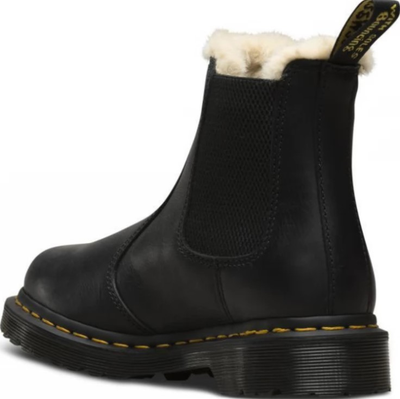 DR. MARTENS CHELSEA LEONORE BLACK С МЕХОМ