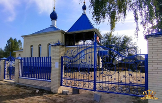 Кованые ворота  - арт 03