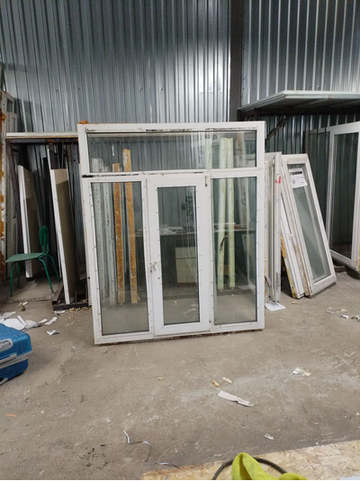 ОКНО БУ ШИРИНА 1480 ВЫСОТА 1770  ПРОФИЛЬ 60мм, 32 СП (ДВУХКАМЕРНЫЙ)