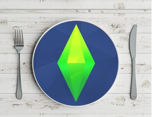 Купить тарелку The Sims, Симс №5 в интернет магазине Гудбрелок в Москве ...