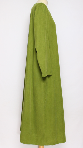 Платье  Бохо "Вельвет-пуговицы " яблоко до р.54