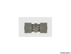 Соединитель трубы прямой Д10 мм