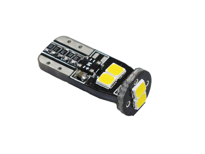 Светодиодная лампа T10 (W5W) 8G-6W, White (белый), 12v, 1шт