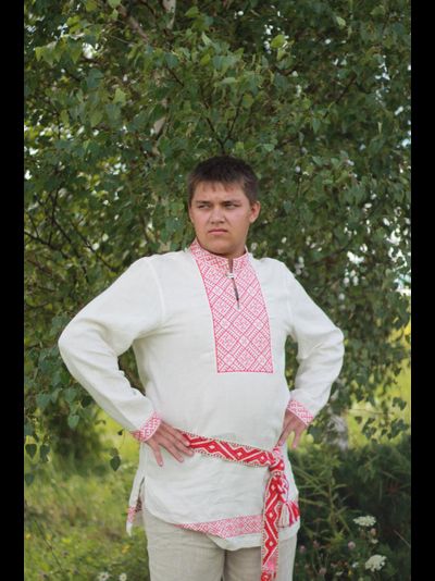 Рубаха славянская "Алатырь-Одолень Трава"