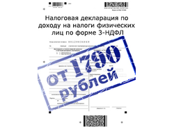 Декларация 3-НДФЛ с выездом к клиенту от 1790 рублей