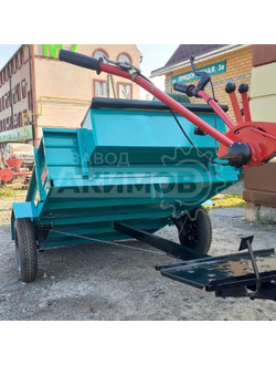 Тележка мотоблока ТМ-500/2  СРЕДНЯЯ 2-х м.) (1500*1120*275,100кг(груз-ть 500кг)ЗАД.БОРТ ОТКИДНОЙ/Чеб