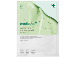 MEDICUBE SUPER CICA CALMING MASK - Успокаивающая маска для лица