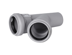 Тройник канализационный STOUT D 58х58 / 45° бесшумный (Арт. SKB-0015-585845)