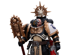 Капеллан Ультрамаринов Индомитус (Warhammer 40k) - КОЛЛЕКЦИОННАЯ ФИГУРКА 1/18 Ultramarines Chaplain Indomitus (JT8902) - JOYTOY