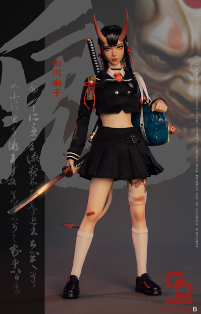 ПРЕДЗАКАЗ - Японская школьница-демон Юко - Коллекционная ФИГУРКА 1/6 scale Onihime Part 2 Yuko Yukawa (GD97011B) - GDTOYS  ?ЦЕНА: 23200 РУБ.?