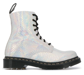 Dr. Martens 101 металлик белые женские