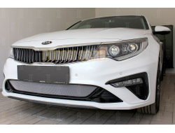 Защита радиатора KIA Optima 2018- chrome низ