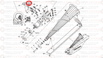 Пылезащитный колпачок ISO7241-A-10-красный 049364 Geringhoff