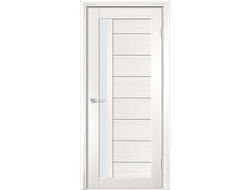 Дверь со стеклом ЭкоСтиль 54 беленый дуб