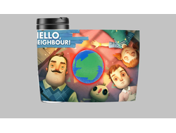 Термокружка Привет Сосед/ Hello Neighbor №9