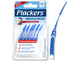 Силиконовые межзубные ершики Gentle Picks, Plackers, 30 шт.