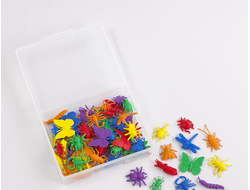 Материал счетный фигурки «Насекомые» (72шт, 12 видов, 6 цветов)