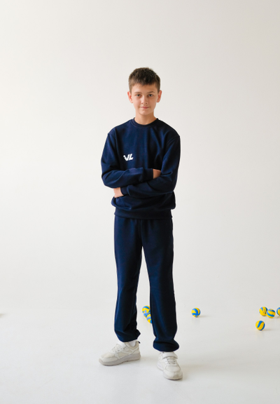 Спортивный костюм Volleylife темно-синий  (120-150 см)