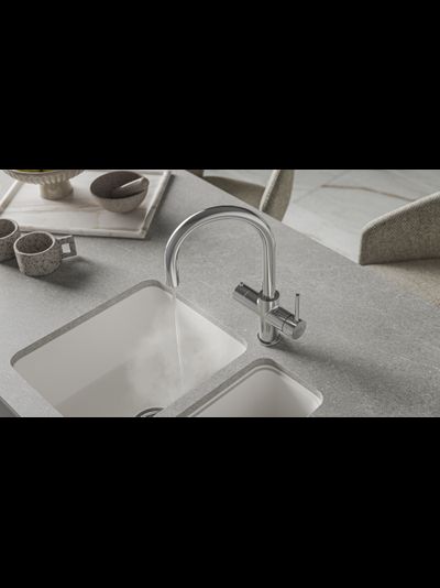 Система мгновенного кипячения воды с газацией и охлаждением 5в1 AQUAHOT MONTBLANC Chrome (хром)