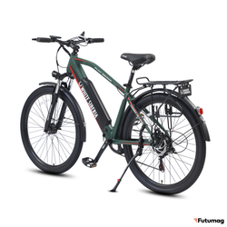 Электровелосипед WHITE SIBERIA CAMRY ALLROAD 500W матовый зеленый