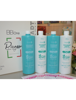 PICASSO BBONE УКРЕПЛЯЮЩИЙ ШАМПУНЬ STRENGTHENING SHAMPOO SEAWEED CARE, ОБЪЕМ 1 Л