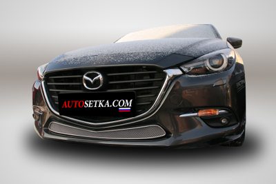 Premium защита радиатора для Mazda 3 (2016-2018)